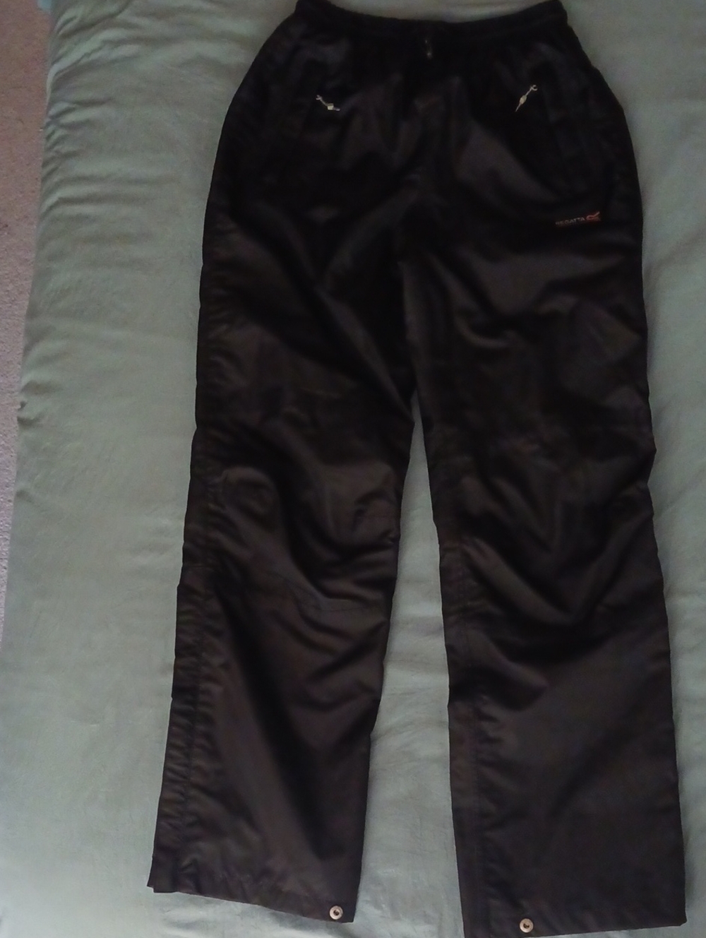 NEW Men's Regatta Great Outdoors Isotex 5000 Waterproof Overtrousers Black Pants